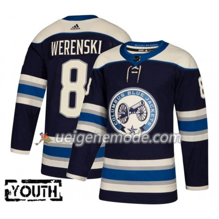 Kinder Eishockey Columbus Blue Jackets Trikot Zach Werenski 8 Adidas Alternate 2018-19 Authentic